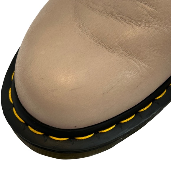 Dr Martens Cadence Leather Heeled Chelsea Boots in Natural Wanama Size 8 - Picture 13 of 16